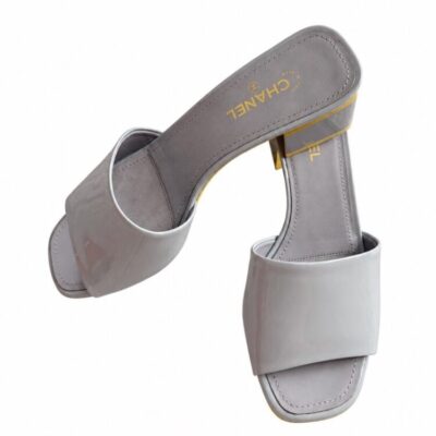 CHANEL Lambskin Mirror Mules 36.5