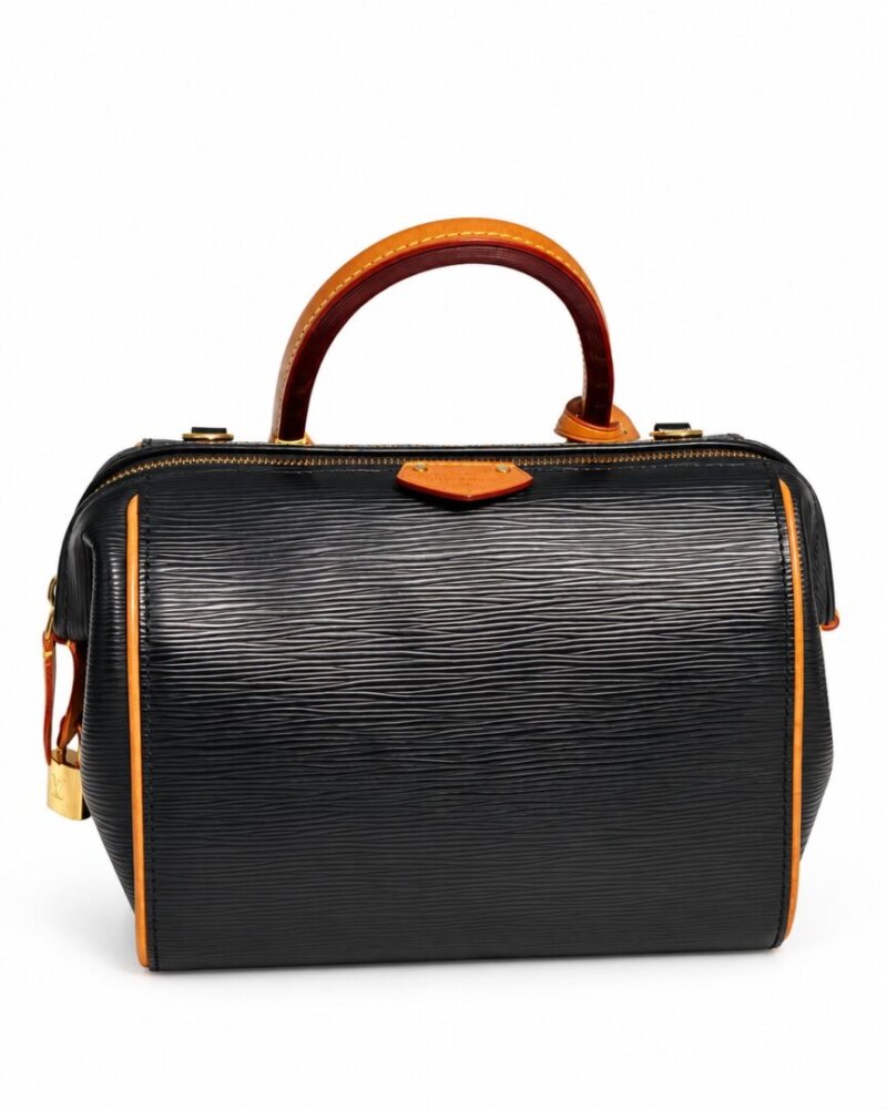 Louis Vuitton Epi Doc Speedy PM Black - Image 4