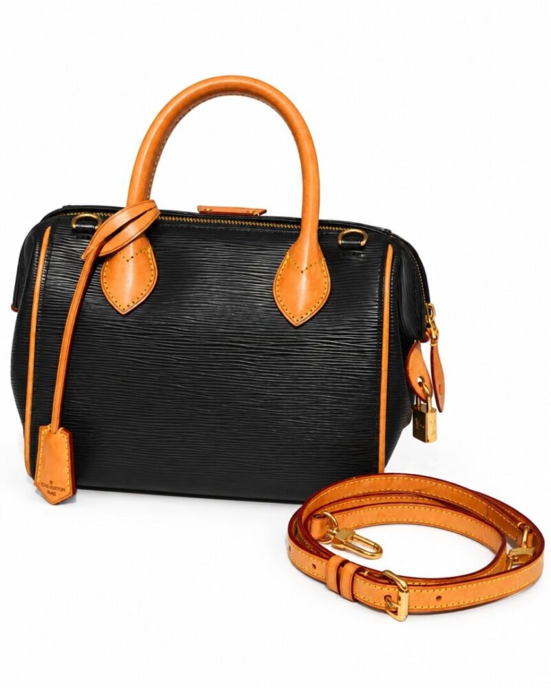 Louis Vuitton Epi Doc Speedy PM Black - Image 6
