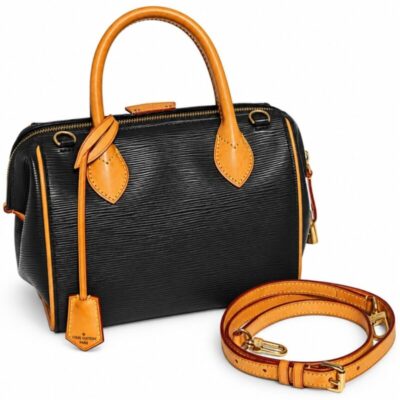 Louis Vuitton Epi Doc Speedy PM Black