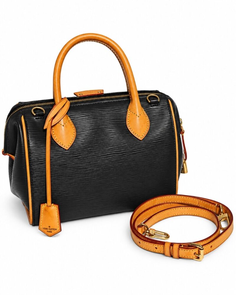 Louis Vuitton Epi Doc Speedy PM Black