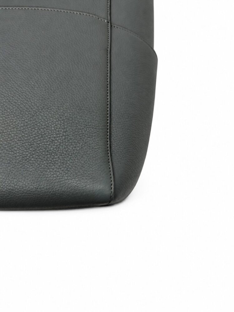 Celine Soft Grained Calfskin Sangle Bucket Bag Grey - Image 6