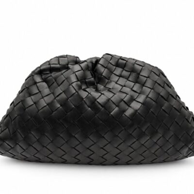 Bottega Veneta Nappa Intrecciato The Mini Pouch Black