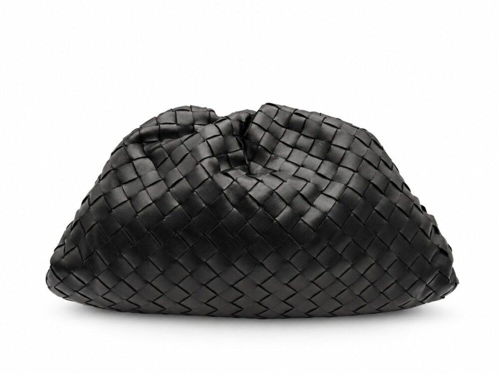 Bottega Veneta Nappa Intrecciato The Mini Pouch Black