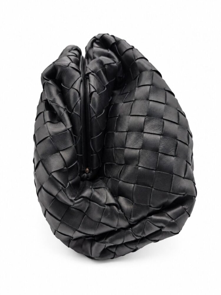 Bottega Veneta Nappa Intrecciato The Mini Pouch Black - Image 3