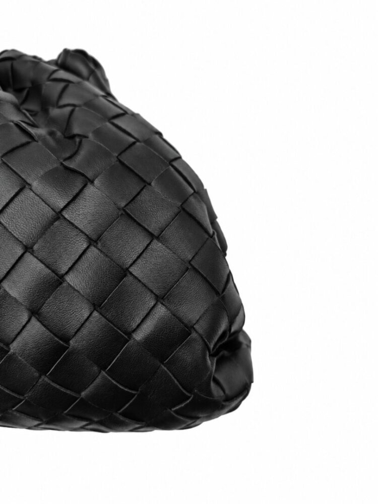 Bottega Veneta Nappa Intrecciato The Mini Pouch Black - Image 5