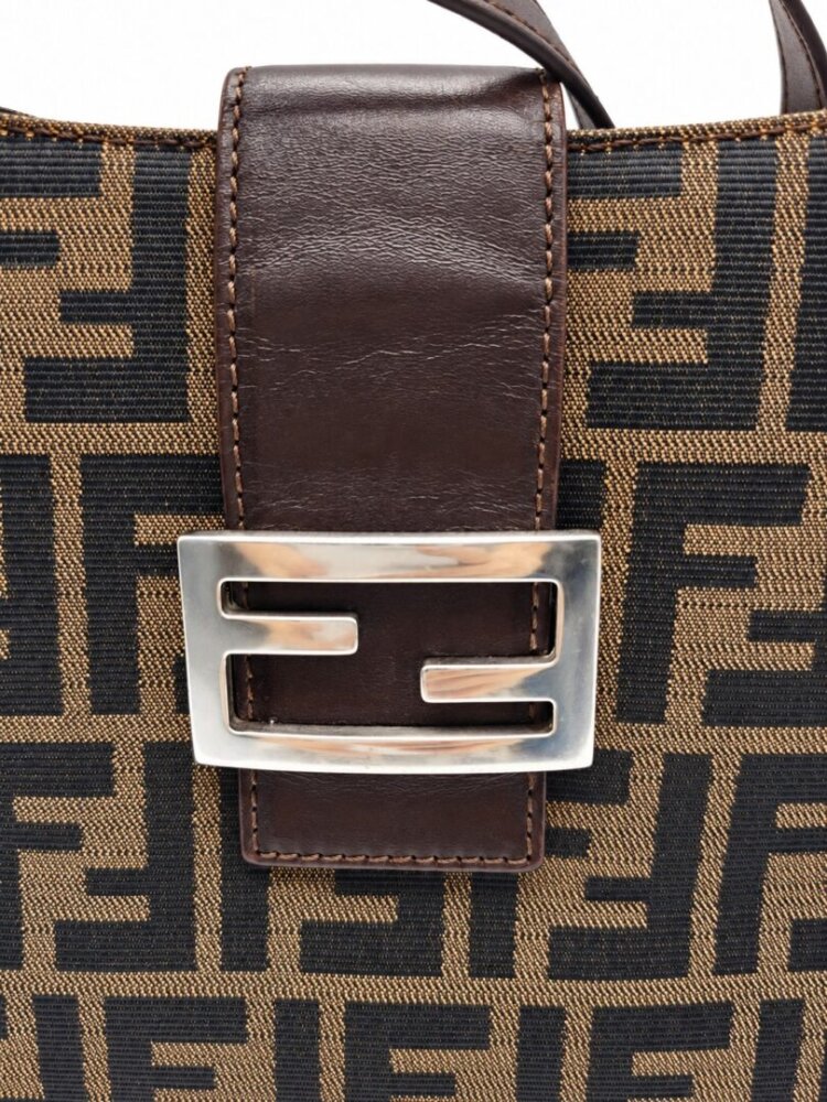 Fendi bag Mama Baguette Zucca Canvas Vintage - Image 6