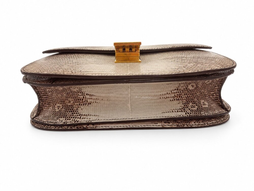 Celine Lizard Medium Classic Box Flap Bag Natural - Image 2
