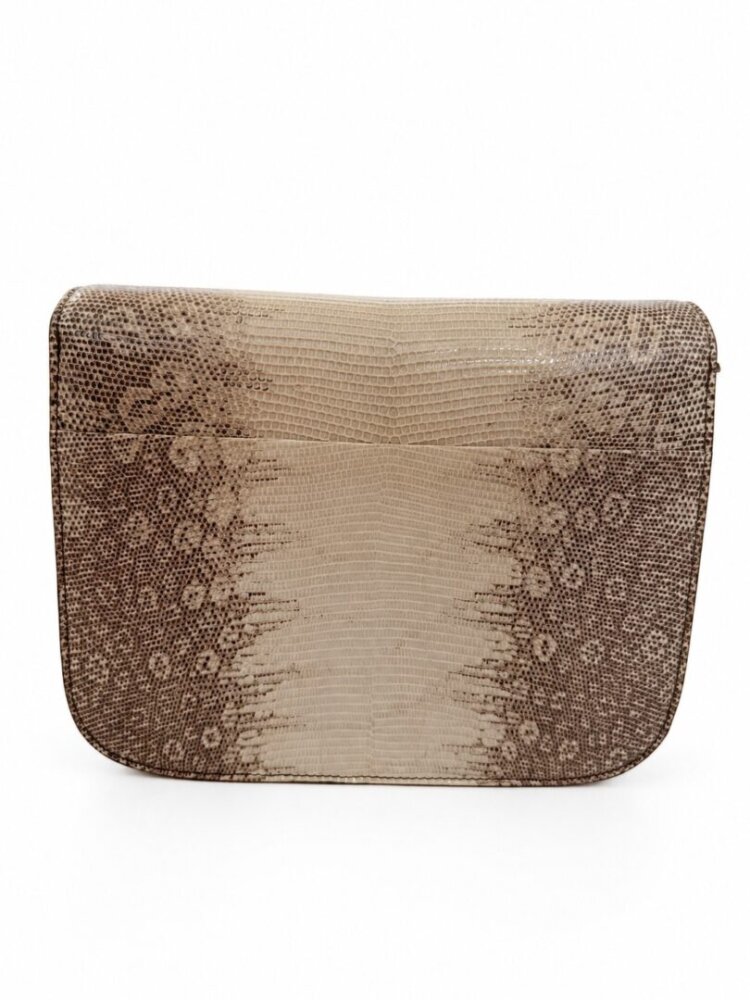 Celine Lizard Medium Classic Box Flap Bag Natural - Image 3