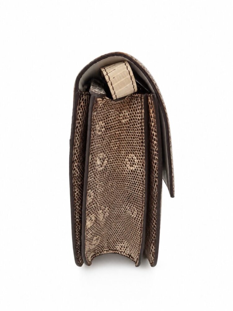 Celine Lizard Medium Classic Box Flap Bag Natural - Image 5