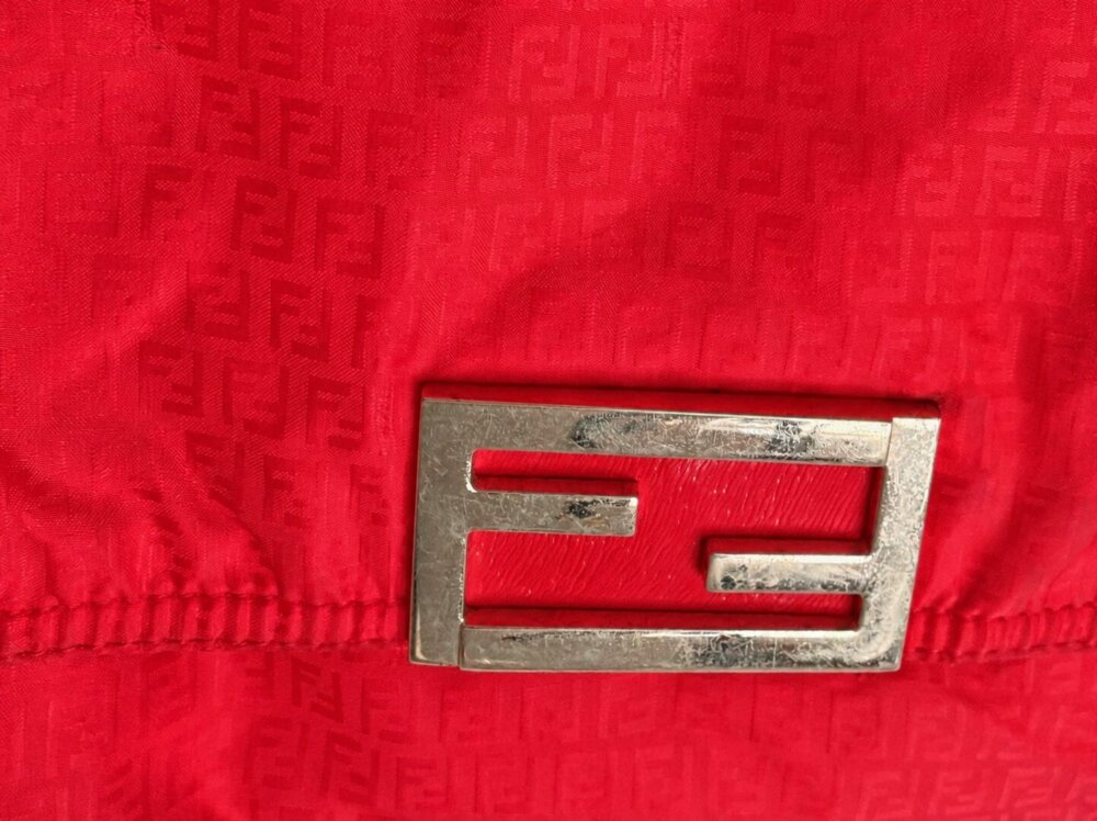 Fendi Baguette cloth handbag - Image 4