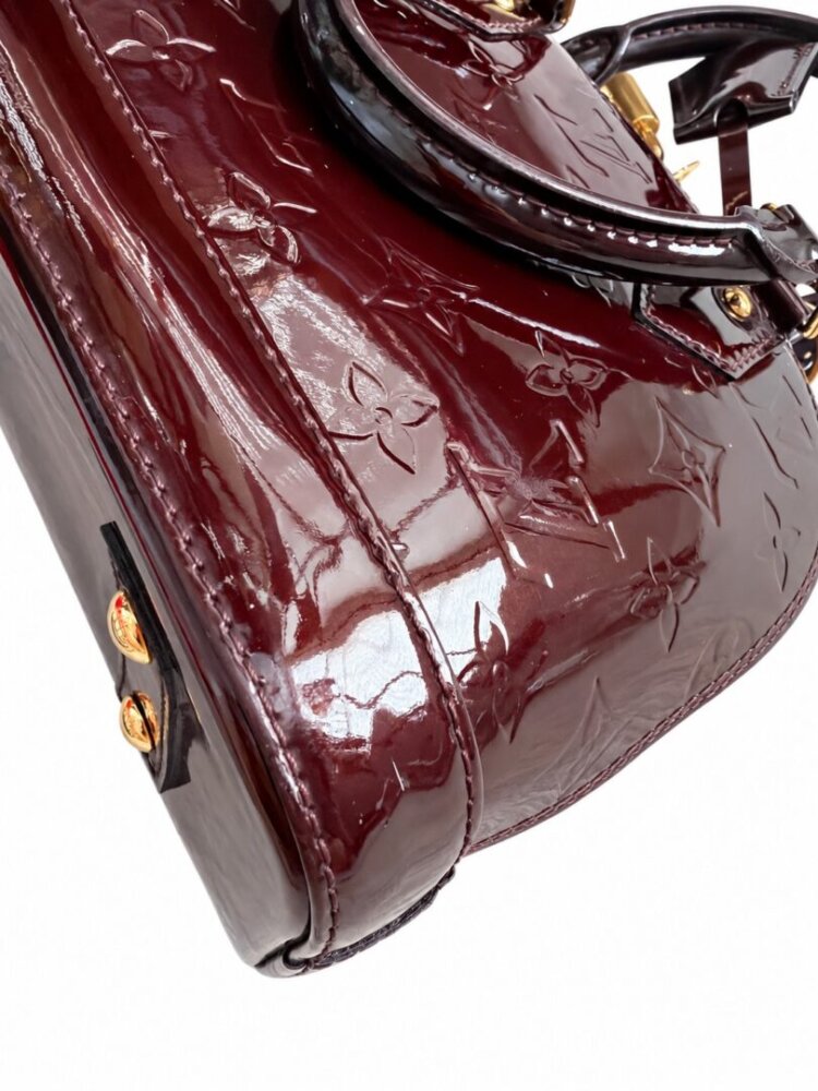 Louis Vuitton Amarante Monogram Vernis Alma BB Bag - Image 6